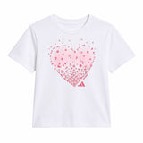 T-shirt Graphic Heart 8-16ans-Adidas-Blanc-S-ADI-KL6909-CLÉMENT
