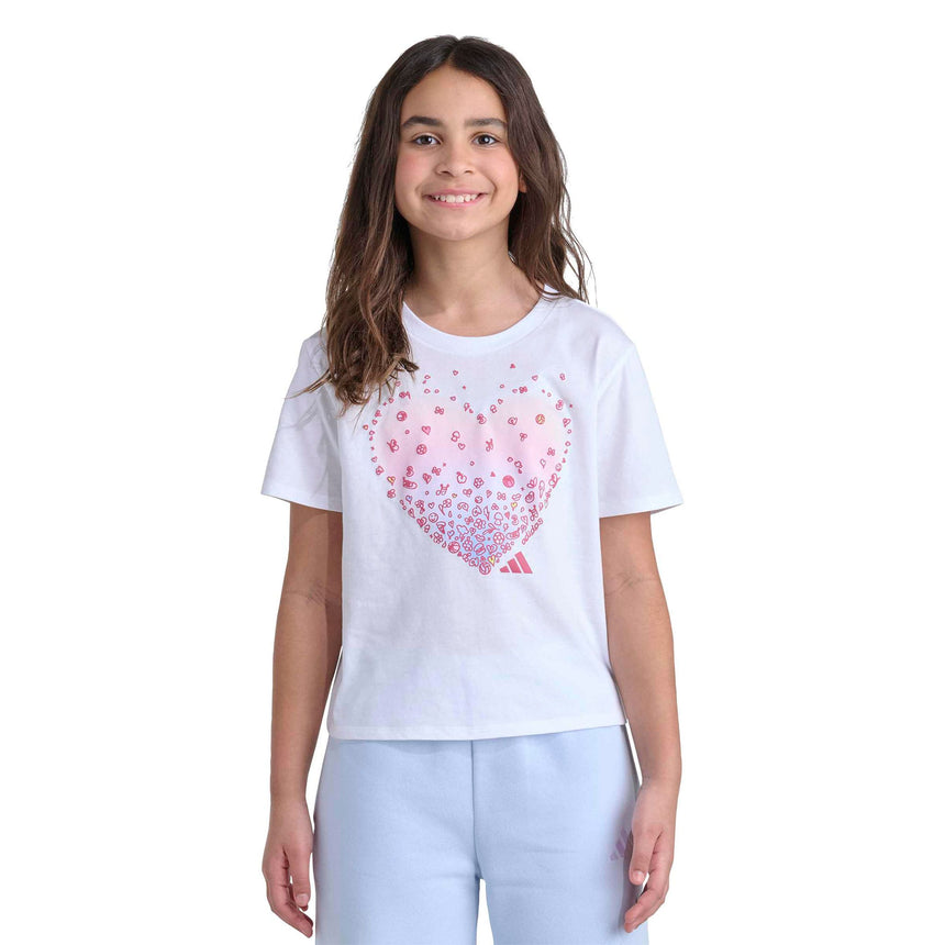 T-shirt Graphic Heart 8-16ans-Adidas-ADI-KL6909-CLÉMENT