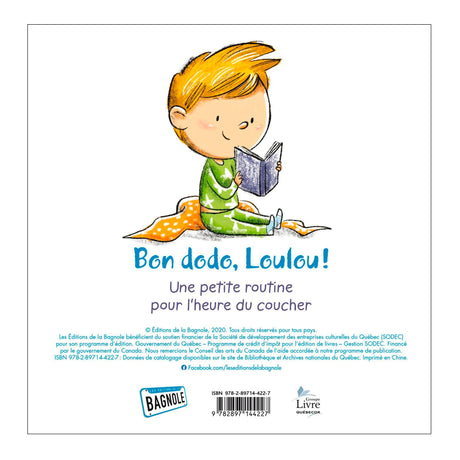 Bon Dodo Loulou!-Clément - Librairie-ADP-757724-CLÉMENT