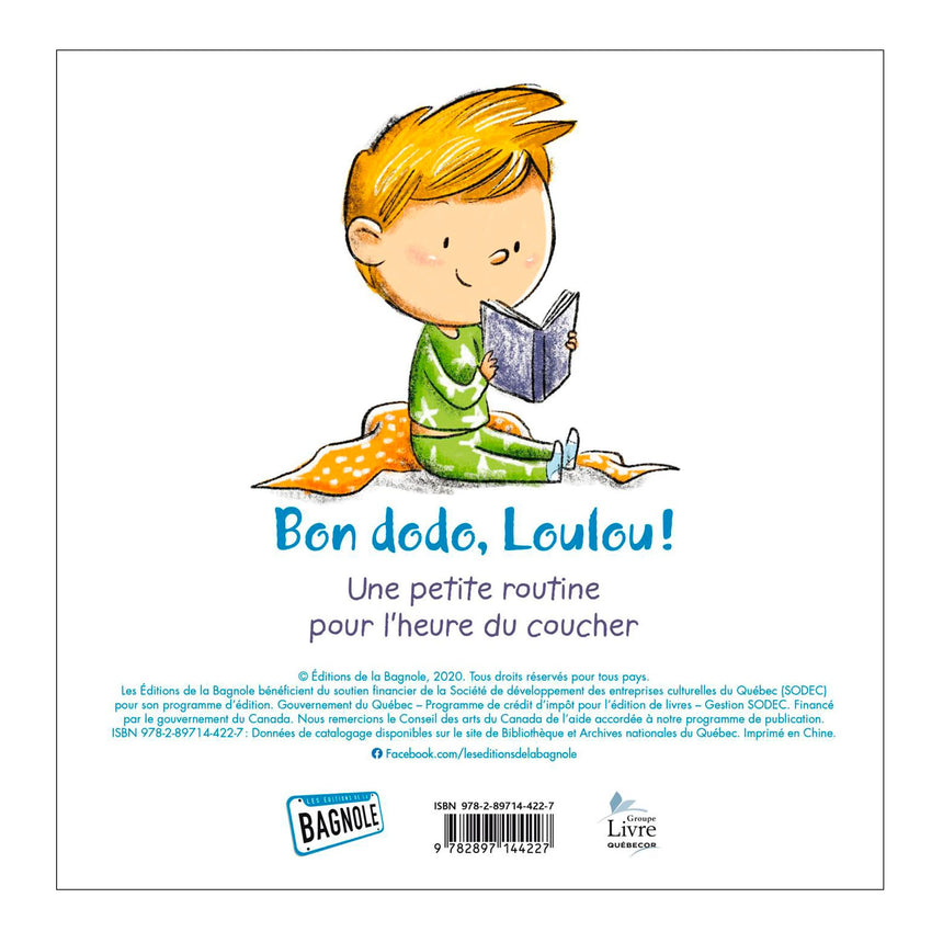Bon Dodo Loulou!-Clément - Librairie-ADP-757724-CLÉMENT