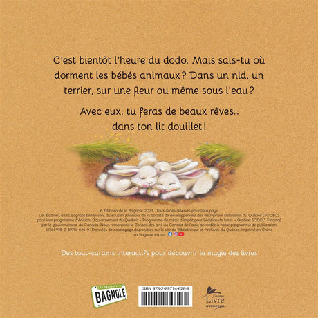 Au Dodo Avec Les Bébés Animaux-Clément - Librairie-ADP-875836-CLÉMENT