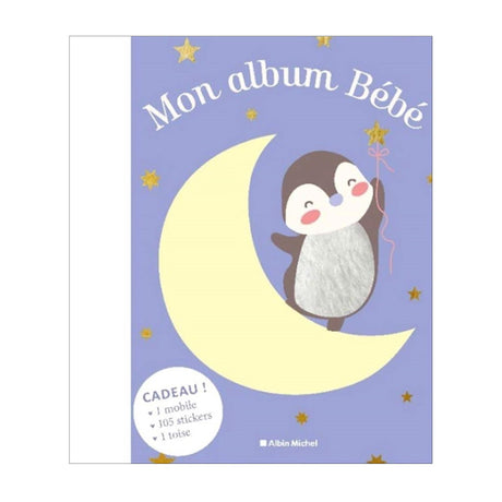 Mon Album Bébé Pingouin-Clément - Librairie-ADP-879323-CLÉMENT