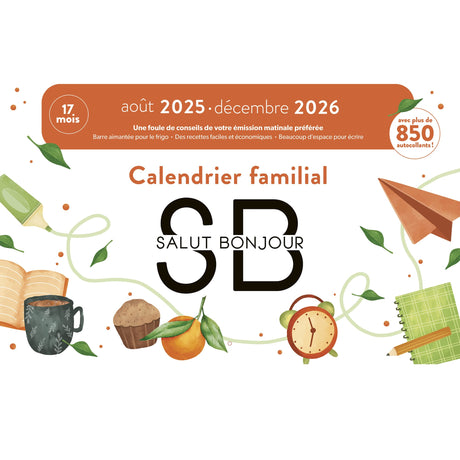 Calendrier Familial 2025-2026-Clément - Librairie-ADP-895507-CLÉMENT