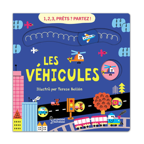 1, 2, 3... Prêts? Partez ! - Les Véhicules-Clément - Librairie-ADP-937363-CLÉMENT