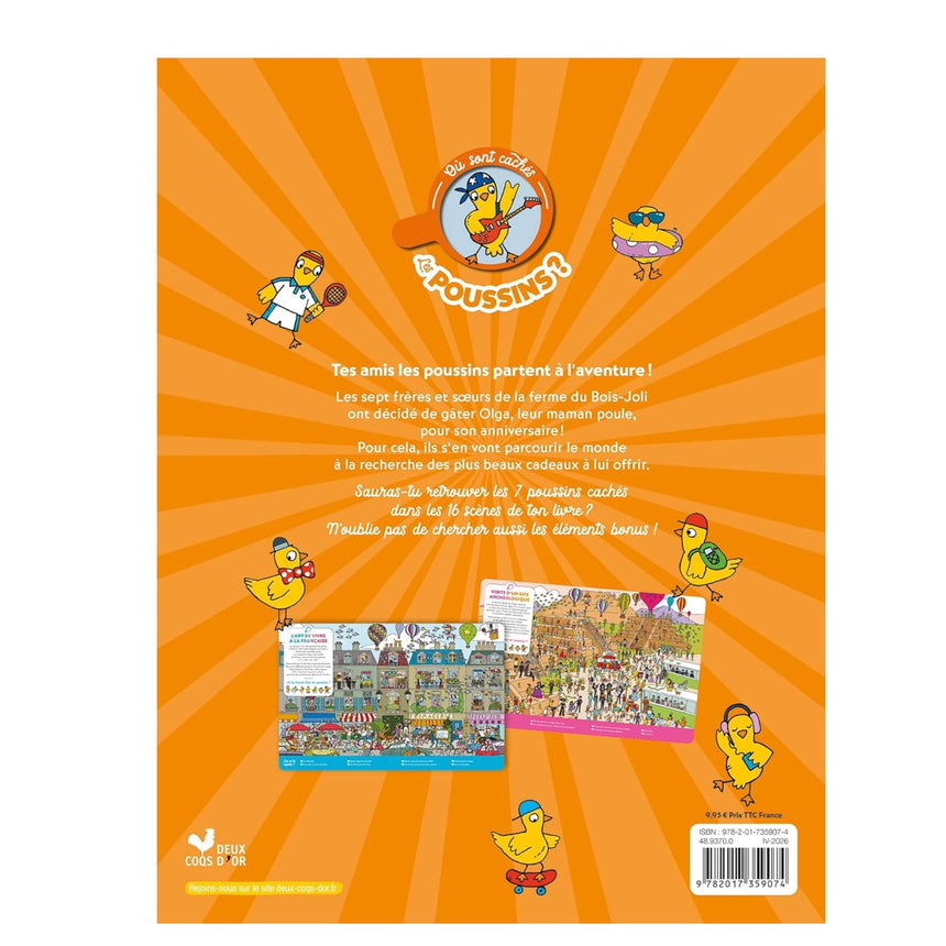 Où sont cachés les poussins ?-Clément - Librairie-ADP-943420-CLÉMENT