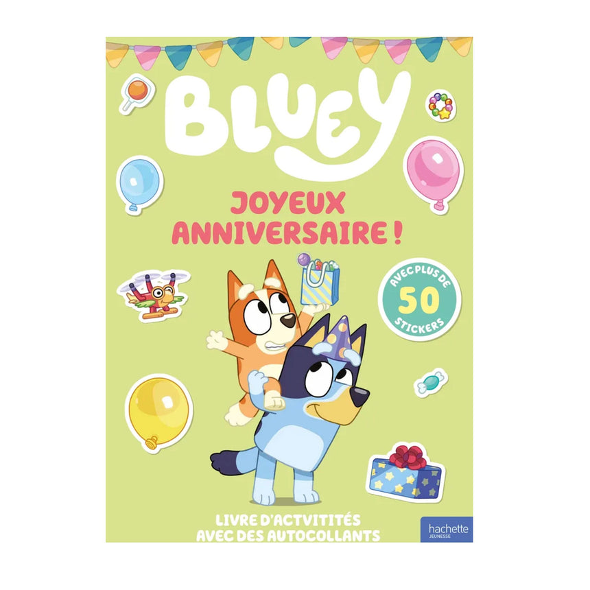 Bluey - Joyeux anniversaire! Activités et autocollants-Clément - Librairie-ADP-945820-CLÉMENT
