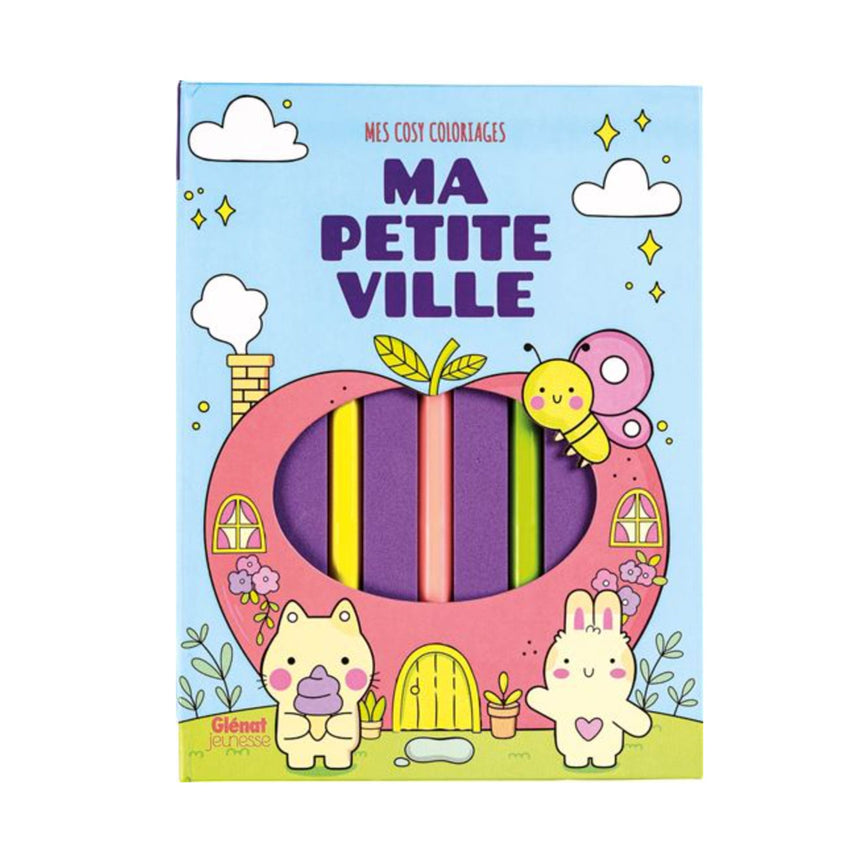 Ma petite ville - Mes cosy coloriages-Clément - Librairie-ADP-949940-CLÉMENT