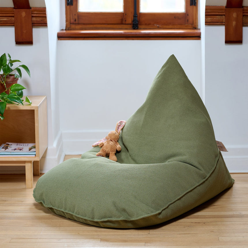 Bean Bag Lounge Junior Paloma - Vert Sauge-Arico-AIC-2400101114-CLÉMENT