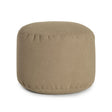 Pouf Repose-pieds Rond- Brun Amande-Arico-AIC-24001011301-CLÉMENT