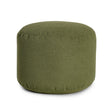 Pouf Repose-Pieds Rond - Vert Sauge-Arico-AIC-2400101134-CLÉMENT