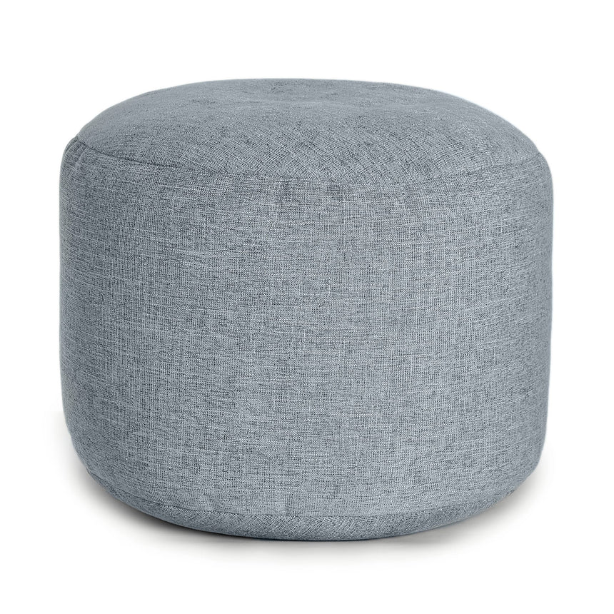Pouf Repose Pieds - Gris Ciel-Arico-AIC-2400101182-CLÉMENT