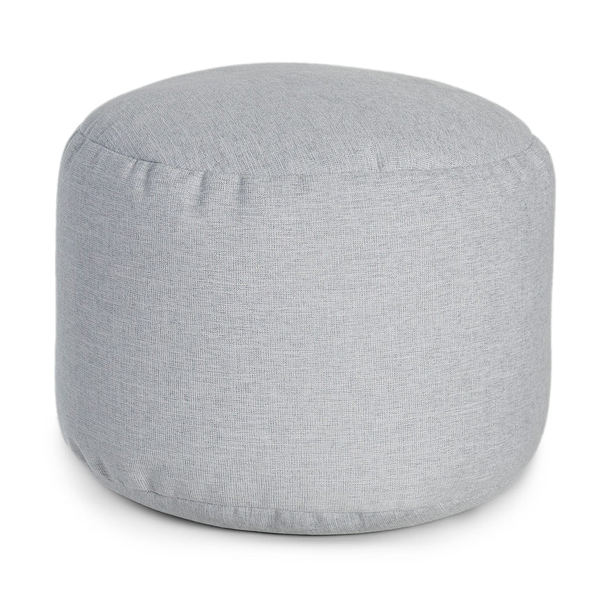 Pouf Repose Pieds - Gris Galet-Arico-AIC-2400101183-CLÉMENT