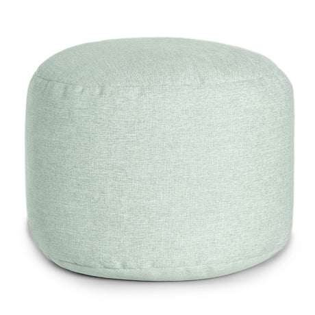 Pouf Repose Pieds - Vert Aloès-Arico-AIC-2400101184-CLÉMENT