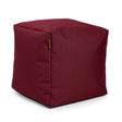 Pouf Repose-Pieds Carré - Bordeaux-Arico-AIC-2400101189-CLÉMENT