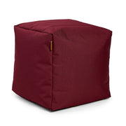 Pouf Repose-Pieds Carré - Bordeaux-Arico-AIC-2400101189-CLÉMENT