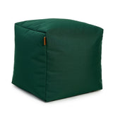 Pouf Repose-Pieds Carré - Vert Boréal-Arico-AIC-2400101190-CLÉMENT