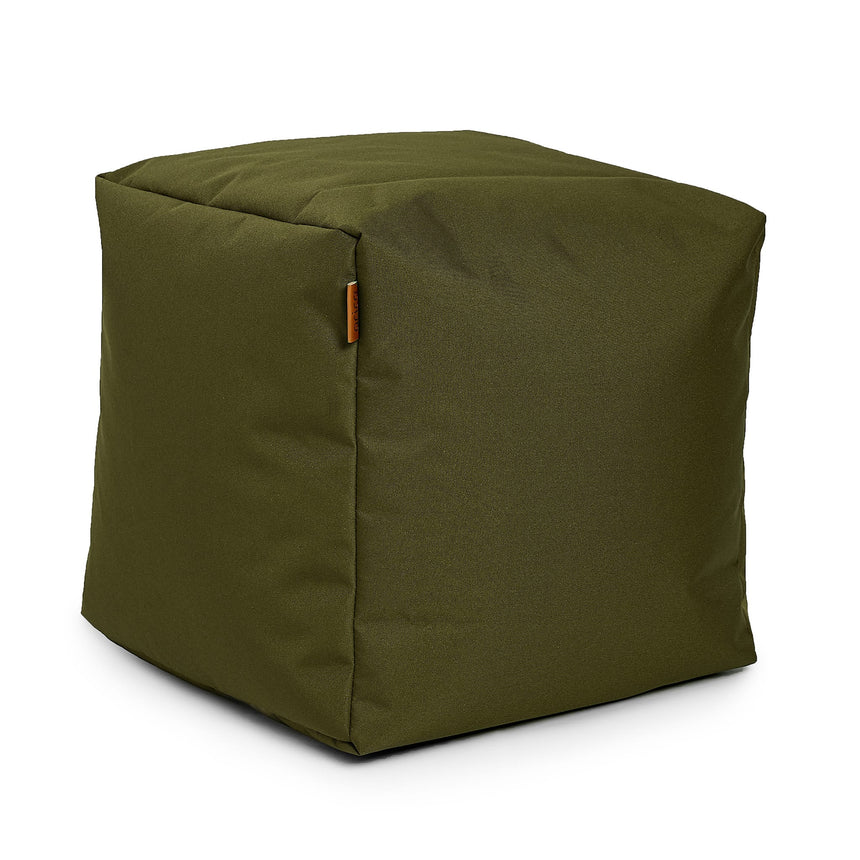 Pouf Repose-Pieds Carré - Olive-Arico-AIC-2400101196-CLÉMENT