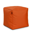 Pouf Repose-Pieds Carré - Tangerine-Arico-AIC-2400101199-CLÉMENT