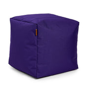 Pouf Repose-Pieds Carré - Violet-Arico-AIC-2400101200-CLÉMENT
