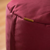 Pouf Repose-pieds Rond - Bordeaux-Arico-AIC-050001-CLÉMENT