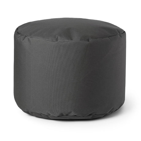 Pouf Repose-pieds Rond - Charbon-Arico-AIC-050003-CLÉMENT