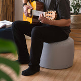 Pouf Repose-pieds Rond - Pierre-Arico-AIC-050010-CLÉMENT