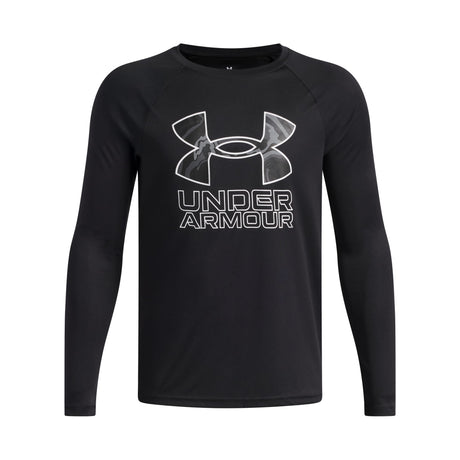 T-shirt Tech Hybrid Print 8-16ans-Under Armour-Noir-S-ARM-1380470-006-CLÉMENT