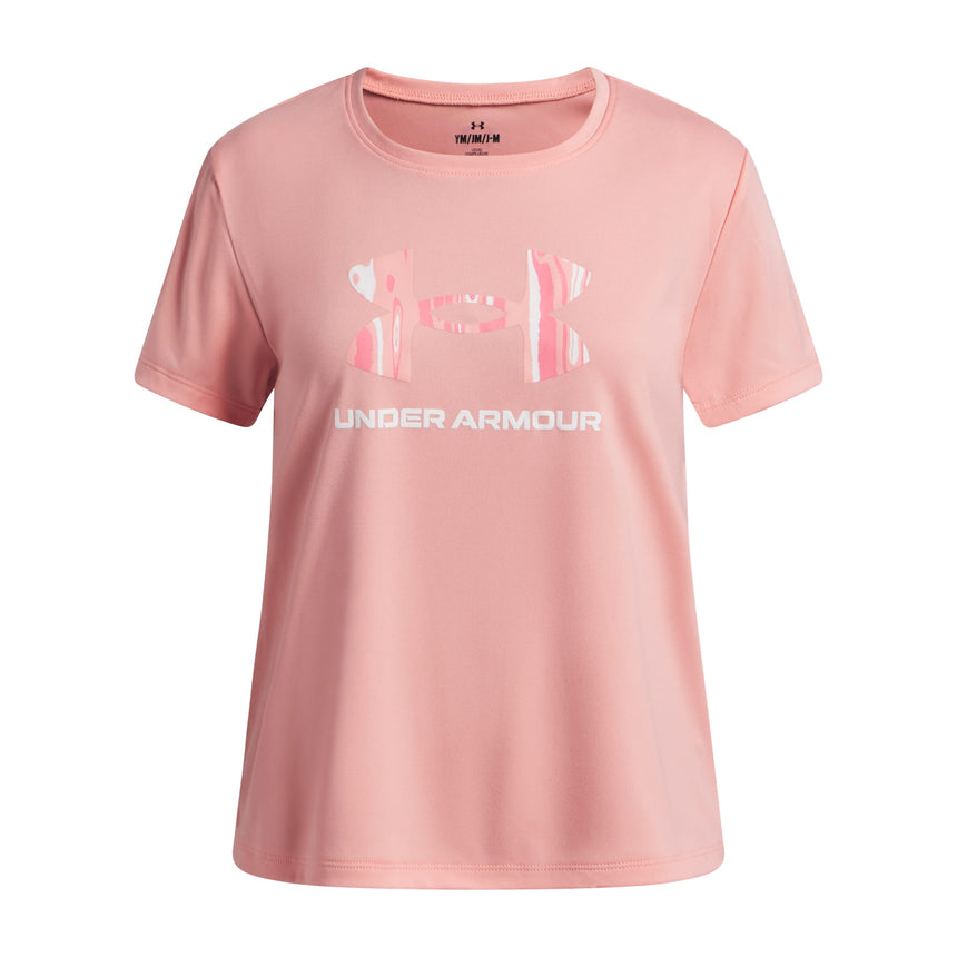 T-shirt Tech Print Fill 8-16ans-Under Armour-Rose-S-ARM-6009977-603-CLÉMENT