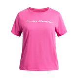 T-shirt Rival Shimmer 8-16ans-Under Armour-Rose-S-ARM-6013645-637-CLÉMENT