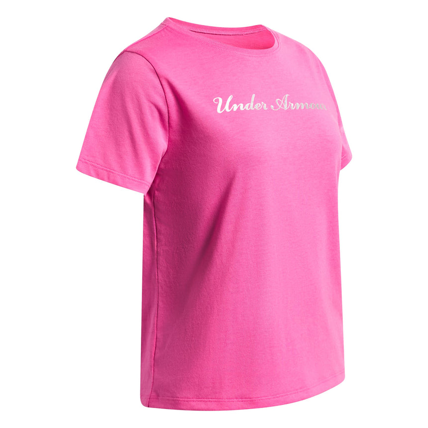 T-shirt Rival Shimmer 8-16ans-Under Armour-ARM-6013645-637-CLÉMENT