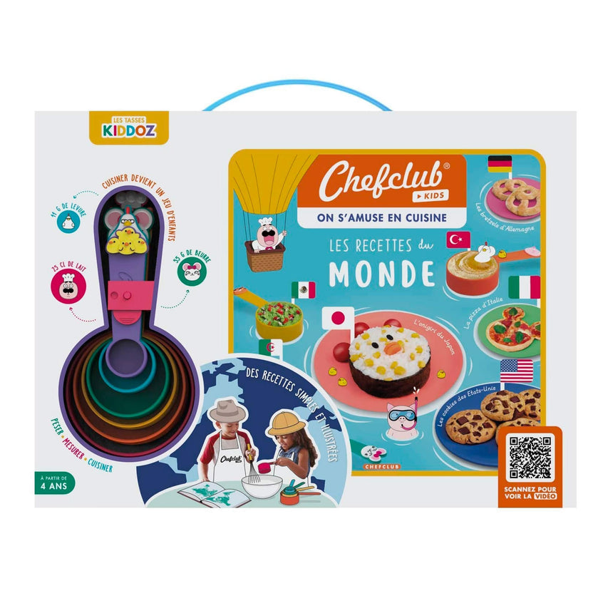 Coffret-Livre Les recettes du monde-Chefclub-AUT-2-29386-CLÉMENT