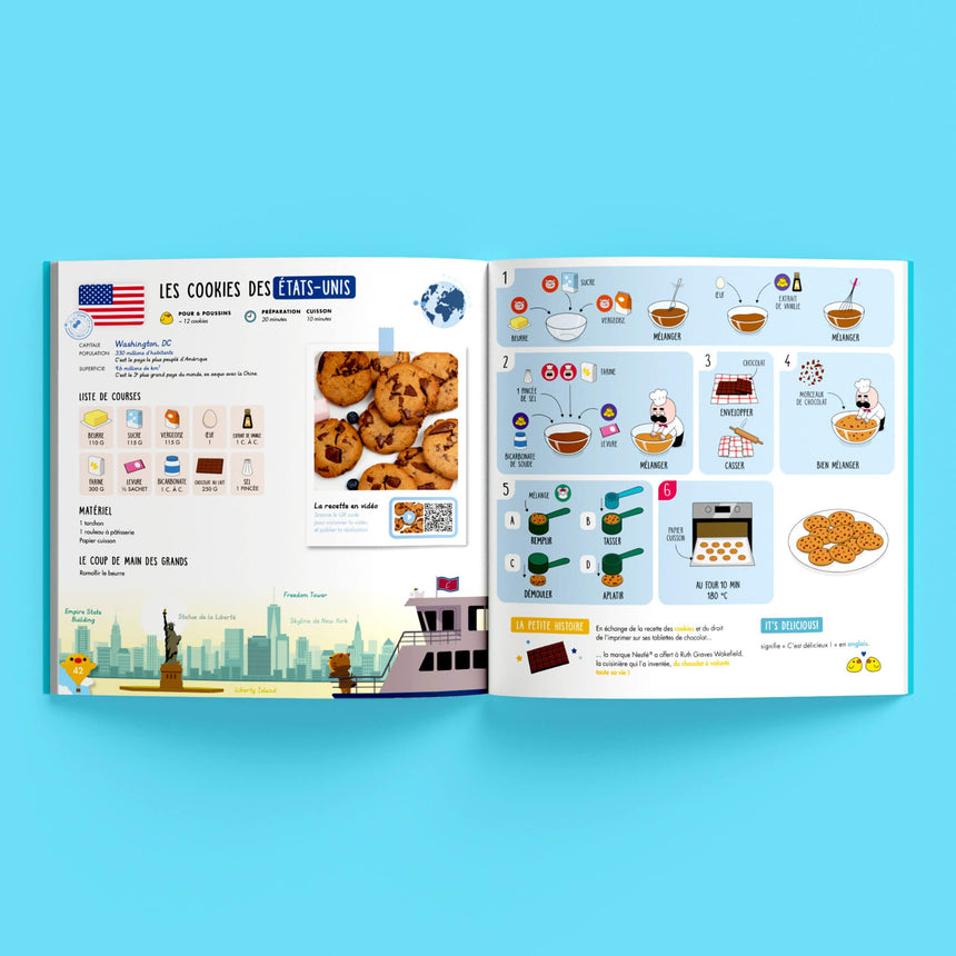 Coffret-Livre Les recettes du monde-Chefclub-AUT-2-29386-CLÉMENT