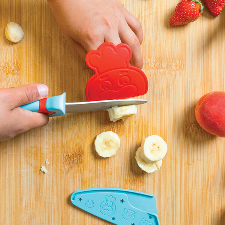 Couteau De Chef - Bleu/Rouge-Chefclub-AUT-2-40318-CLÉMENT