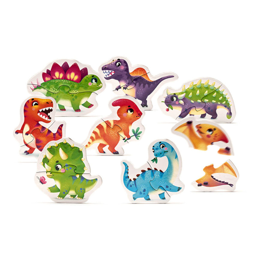 Casse-Tête Joyeux Dinosaures-Chefclub-AUT-4-15252-CLÉMENT
