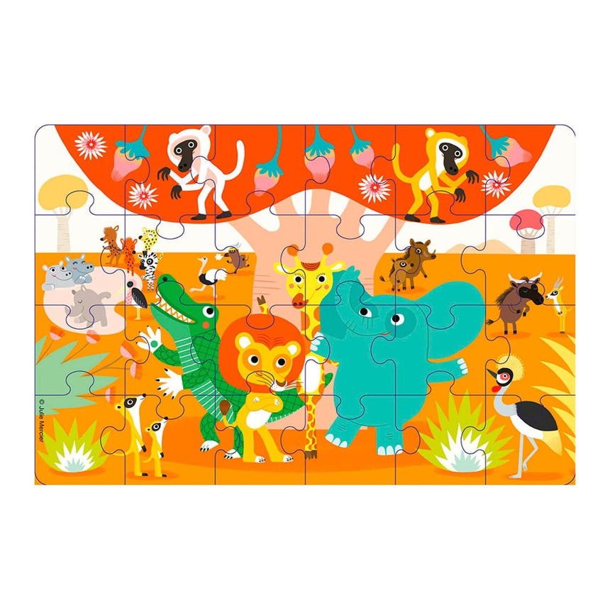 Casse-Tête 24 Pièces - Bienvenue dans la Savane-Auzou-AUZ-782733849606-CLÉMENT
