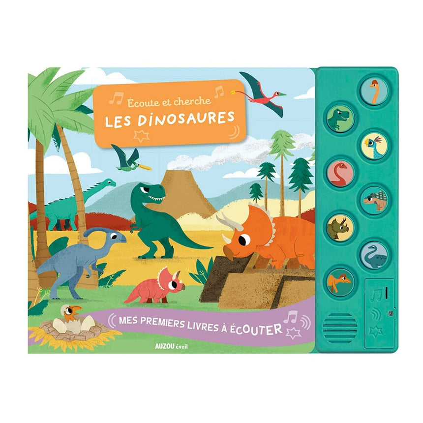 Écoute et Cherche - Les Dinosaures-Auzou-AUZ-782733877210-CLÉMENT