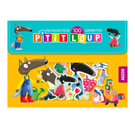 P'tit Loup : Ma Pochette De 100 Gommettes-Auzou-AUZ-782733893661-CLÉMENT