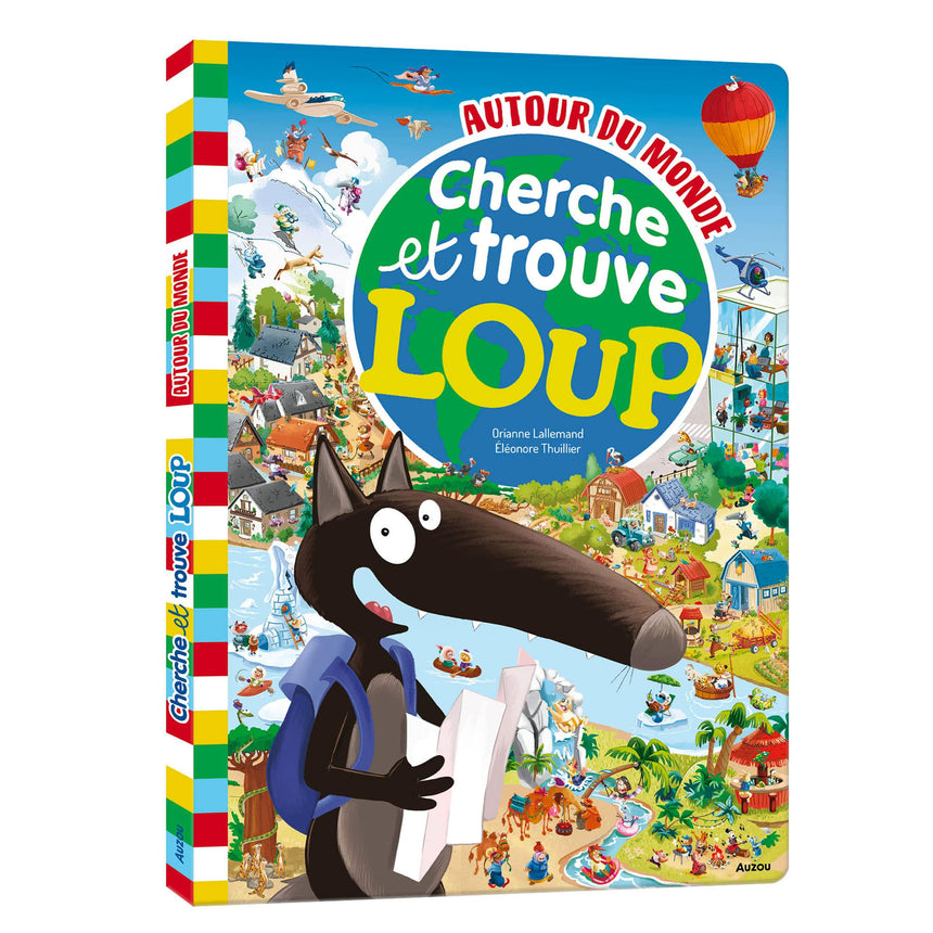 Cherche et Trouve Loup Autour du Monde-Auzou-AUZ-782898243462-CLÉMENT