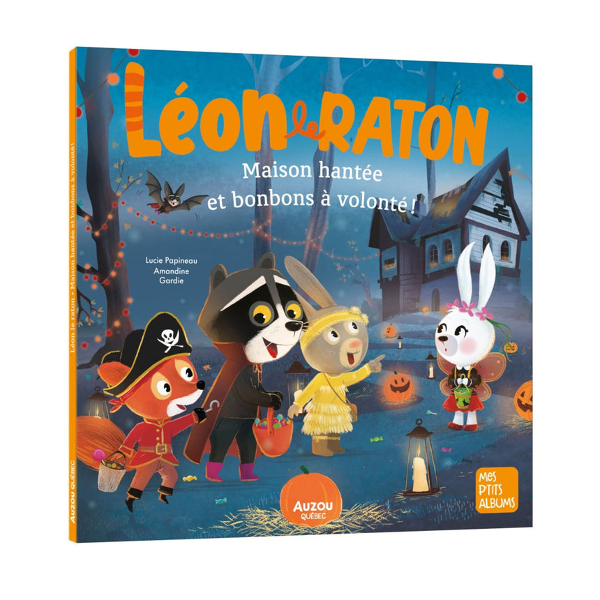 Léon Le Raton - Maison hantée et bonbons à volonté-Auzou-AUZ-782898247163-CLÉMENT