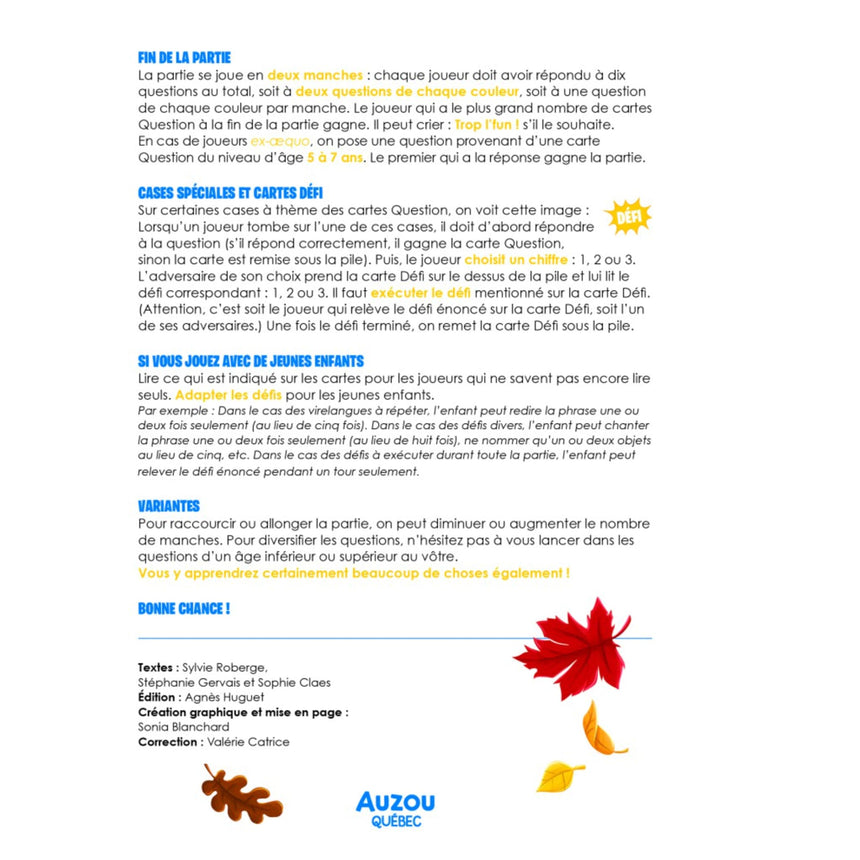 Le Quiz Trop L'fun Du Québec-Auzou-AUZ-782898248306-CLÉMENT