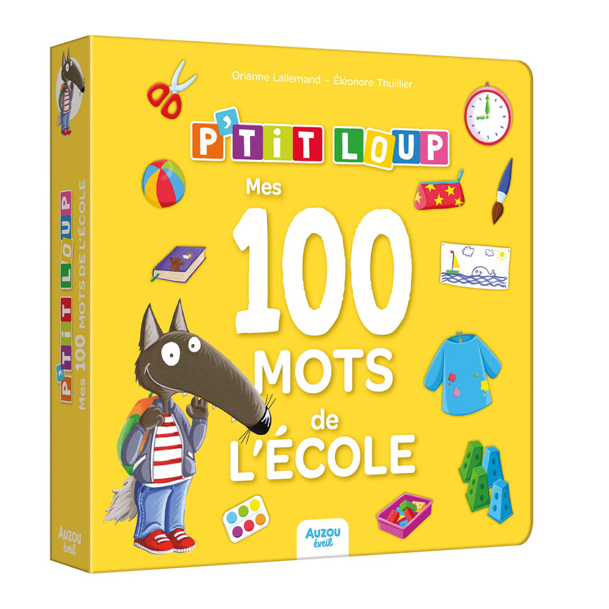 P'tit Loup Mes 100 Mots De L'école - Version Québec-Auzou-AUZ-782898248603-CLÉMENT