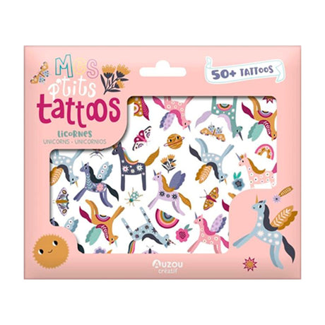 Mes P'Tits Tattoos - Licornes-Auzou-AUZ-791039510974-CLÉMENT