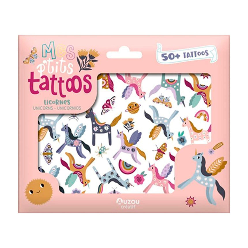 Mes P'Tits Tattoos - Licornes-Auzou-AUZ-791039510974-CLÉMENT