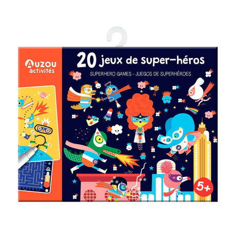 20 Jeux De Super-Héros!-Auzou-AUZ-791039522816-CLÉMENT