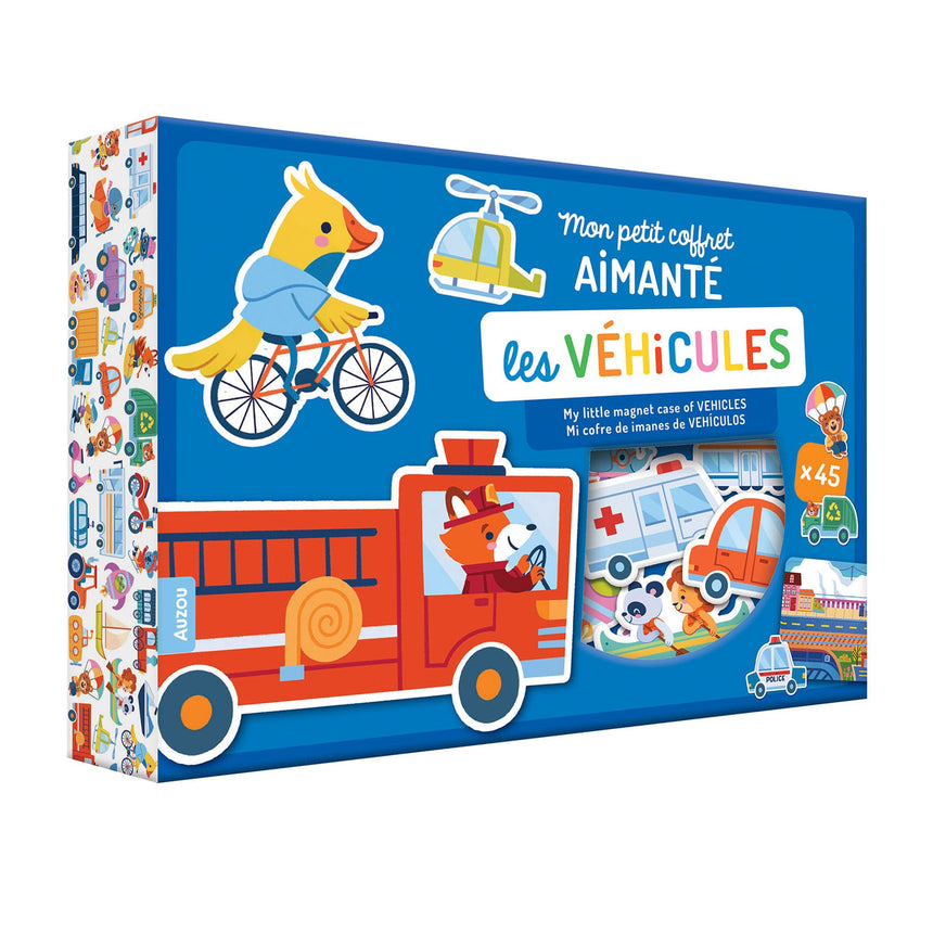 Mon Petit Coffret Aimanté - Véhicules-Auzou-AUZ-791039522830-CLÉMENT