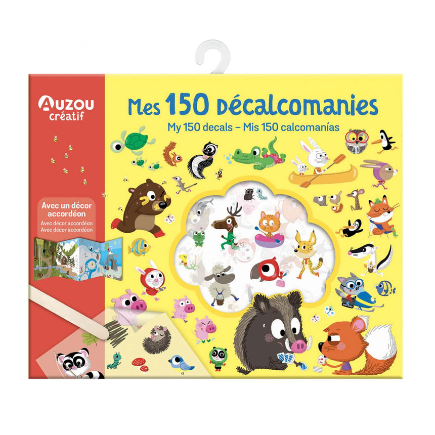 Mes 150 Décalcomanies-Auzou-AUZ-791039536424-CLÉMENT