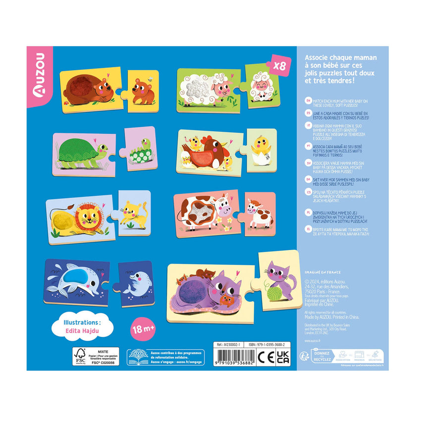 Mes Premiers Puzzles - Duo Animaux-Auzou-AUZ-791039536882-CLÉMENT