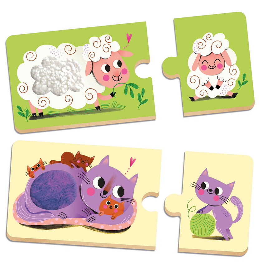 Mes Premiers Puzzles - Duo Animaux-Auzou-AUZ-791039536882-CLÉMENT