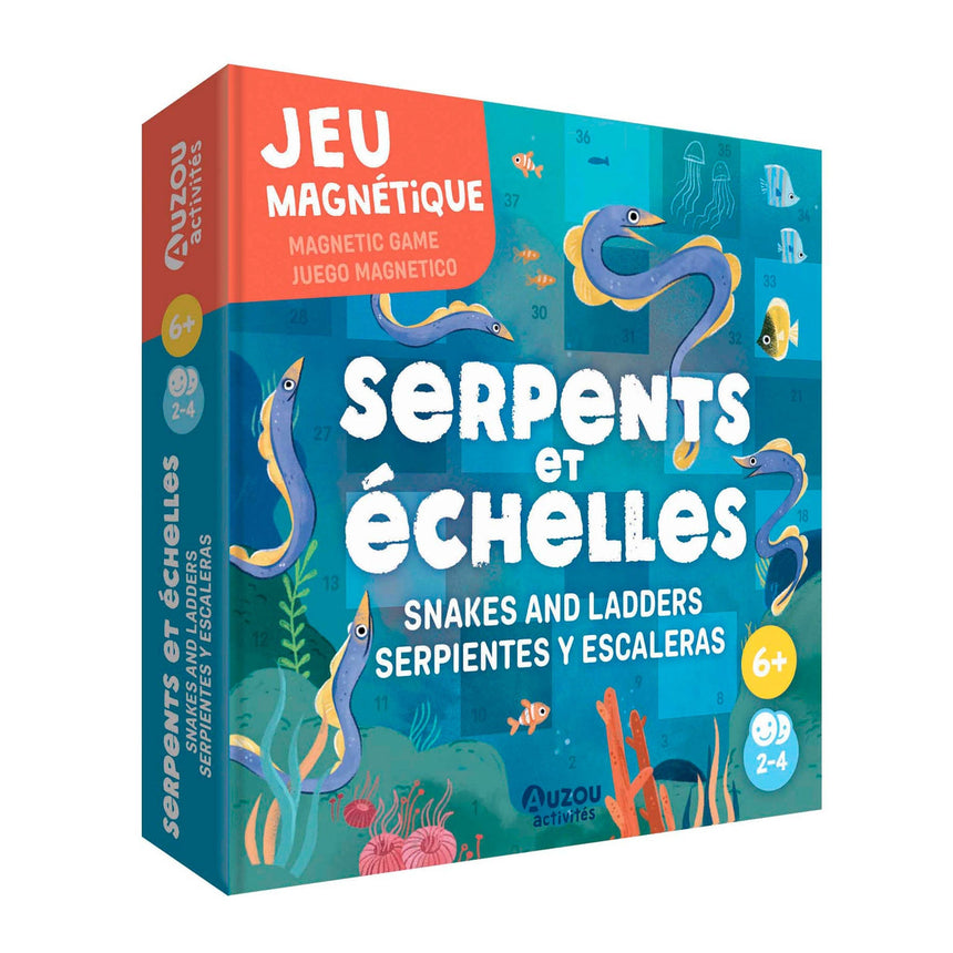 Jeu Magnétique Serpents Échelles-Auzou-AUZ-791039542852-CLÉMENT