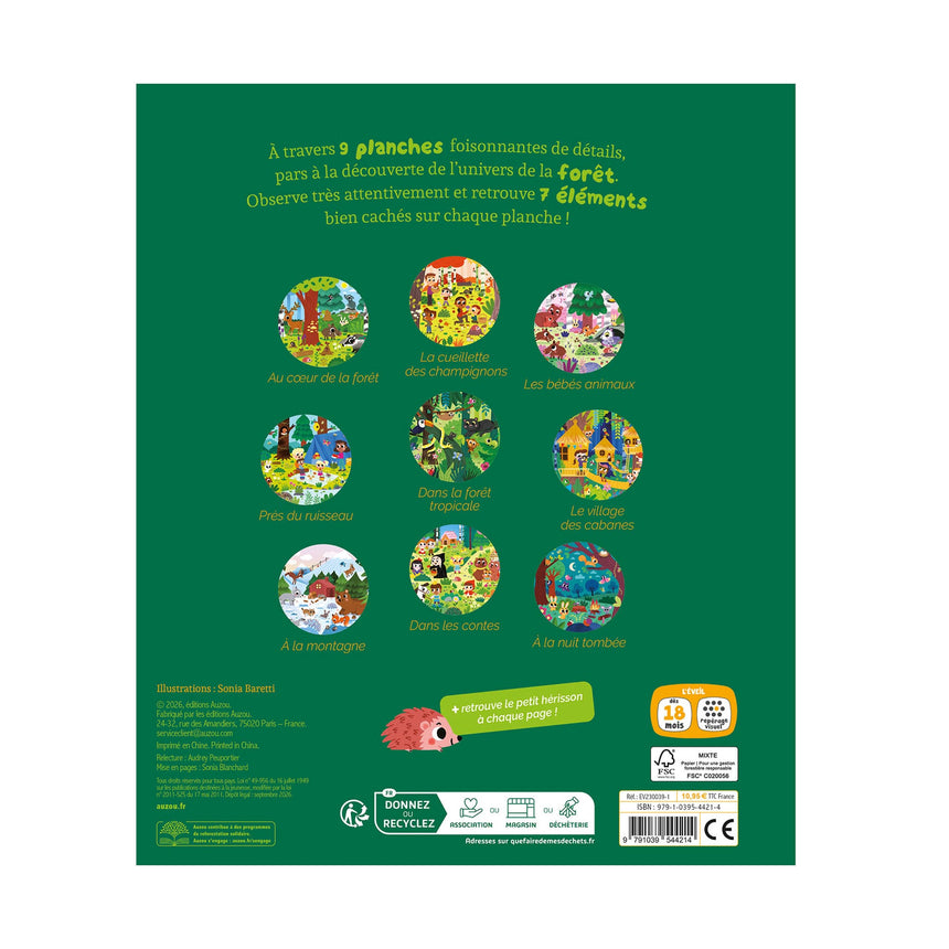 Cherche et trouve des tout-petits - Dans la forêt-Auzou-AUZ-791039544214-CLÉMENT